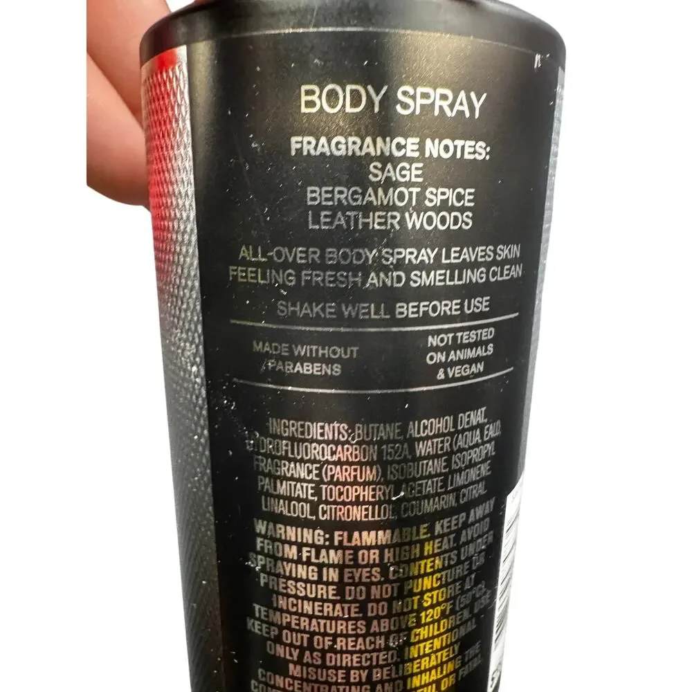 NWT Bath & Body Works Graphite Mens Collection Body Spray 3.7oz